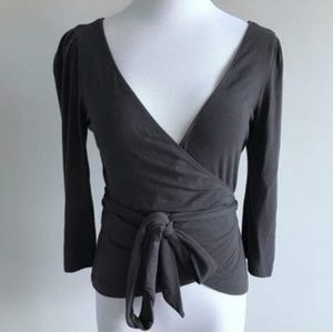 Express Ballerina Wrap Top